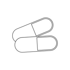 pills icon. Element of Sport for mobile concept and web apps icon. Outline, thin line icon for website design and development, app development