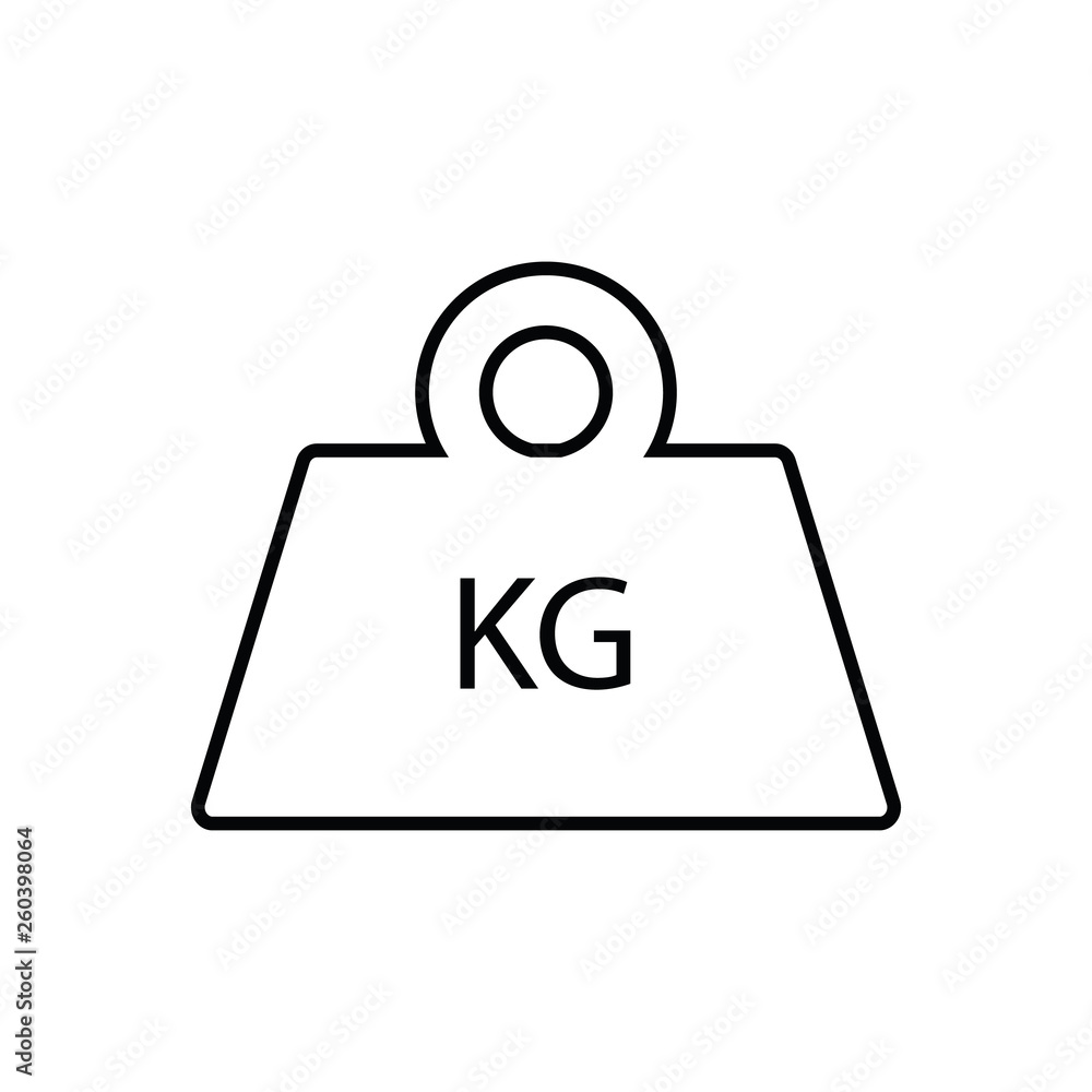 Poster weight icon. element of sport for mobile concept and web apps icon. outline, thin line icon for webs