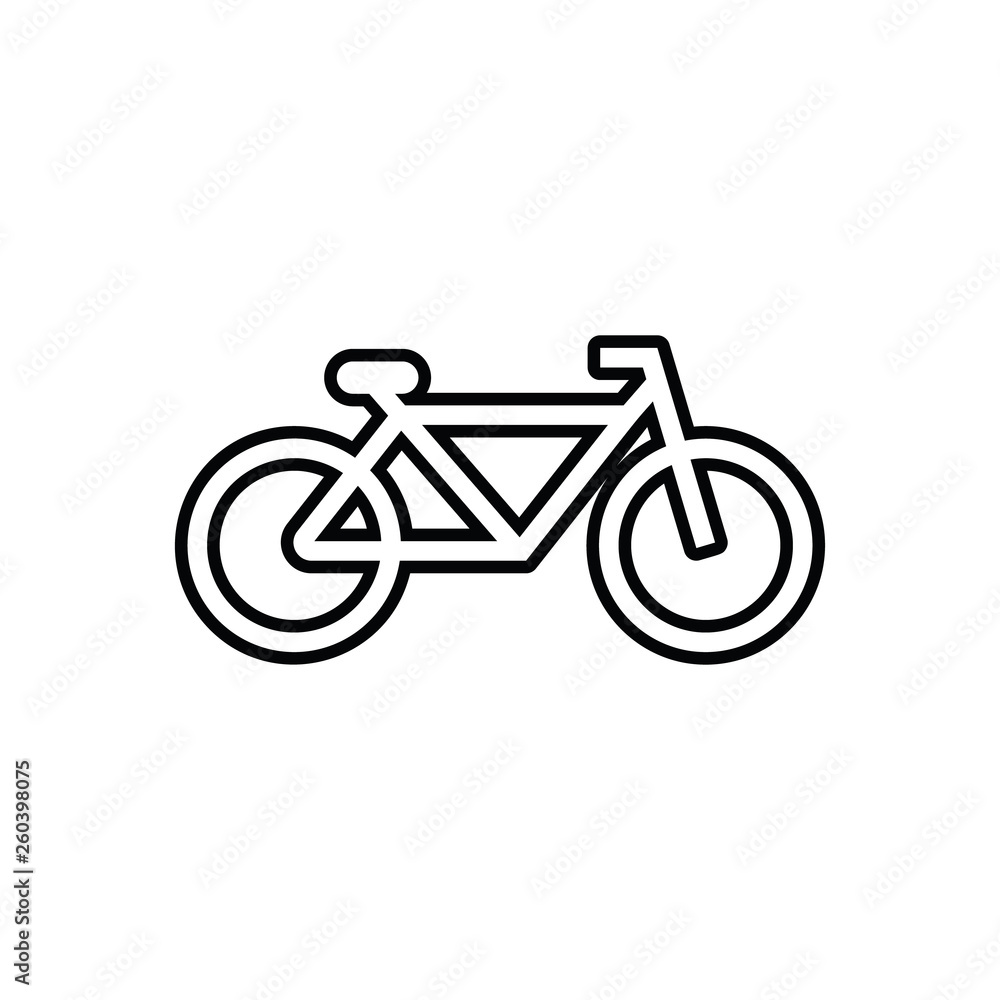 Poster bycicle icon. element of sport for mobile concept and web apps icon. outline, thin line icon for web