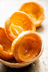 rustic golden english yorkshire pudding
