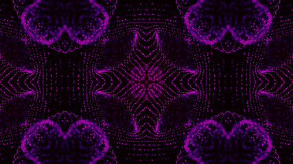 Abstract kaleidoscope background. Beautiful multicolor kaleidoscope texture. Unique and inimitable design. Geometrical symmetrical ornament