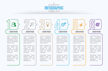 Business infographics design vector and marketing icon, workflow layout, diagram, web design