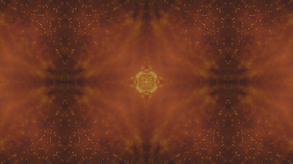 Abstract kaleidoscope background. Beautiful multicolor kaleidoscope texture. Unique and inimitable design. Geometrical symmetrical ornament