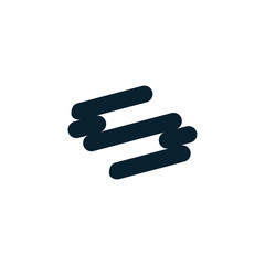 Obraz premium Letter S initial logo for technology modern and finance