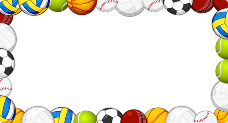 A sport ball frame © blueringmedia