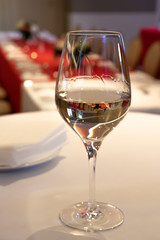 White Wine in a Glass 