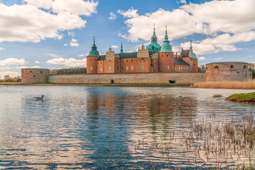 View of historic Kalmar Castle in the city of Kalmar.Sweden © Vadim