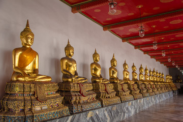 buddha statue in thai temple in thailand
