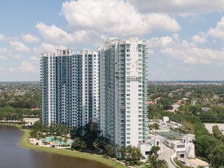 Fototapeta premium Urban Aerial Photography, South Florida.