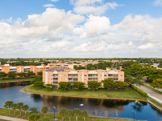 Obraz premium Urban Aerial Photography, South Florida.