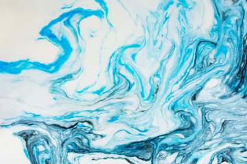 Beautiful abstract painting is a painting technique Ebru .Turkish Ebru style on the water with acrylic paints wring wave.Stylish combination of luxury.Contemporary art marble liquid texture  