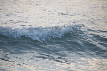 Bubble Foam of Sea Wave in Summer, Summer Holidays