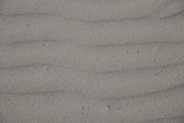 Pattern of Sea Wave on the Fine Sand on the Beach, Summer Holidays