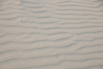Pattern of Sea Wave on the Fine Sand on the Beach, Summer Holidays