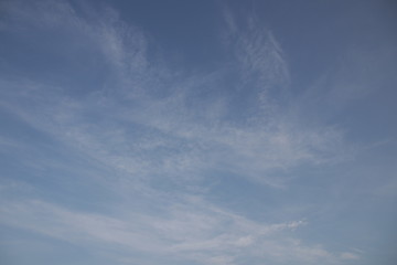 Clear Blue Sky on Summer vacations
