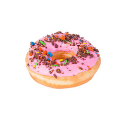 donut or donut with concept on a background.