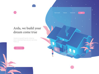 Website vector flat illustration