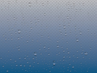 realistic transparent water drops