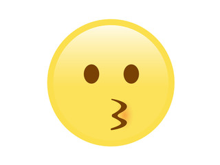 vector yellow furious, upset, unhappy face with closing eyes icon