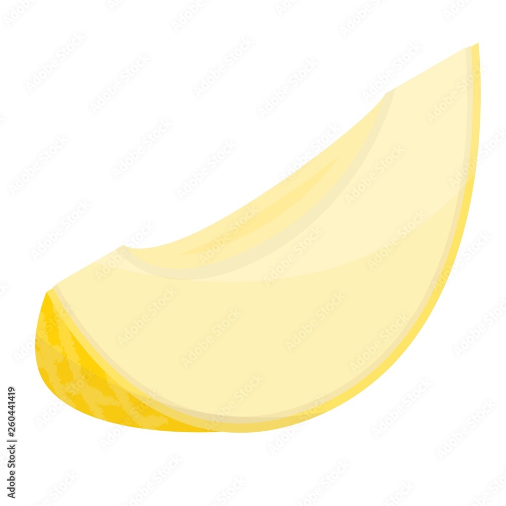 Aufkleber slice of melon icon. isometric of slice of melon vector icon for web design isolated on white backgr