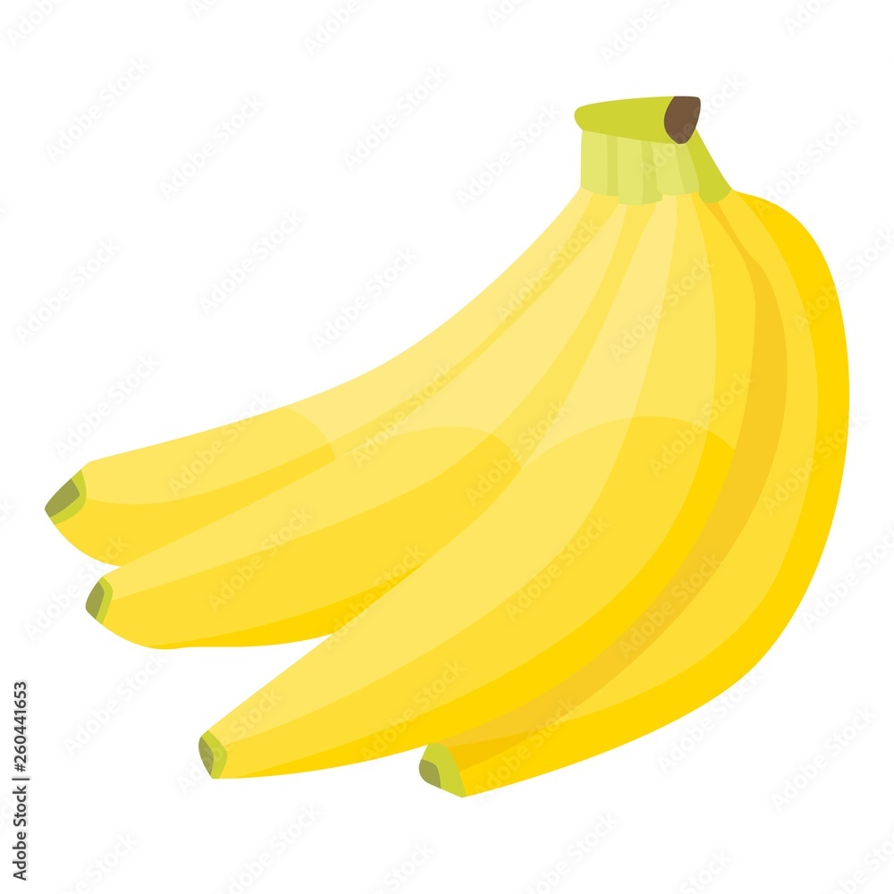 Aufkleber fresh branch banana icon. isometric of fresh branch banana vector icon for web design isolated on wh