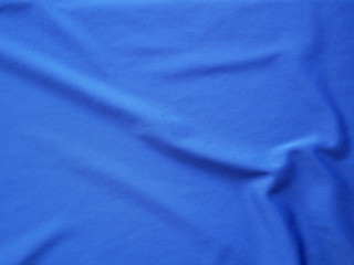 Fototapeta na wymiar blue silk fabric background