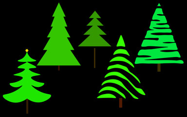 Green Tree Set