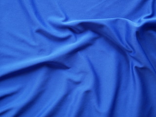 blue sportswear cloth texture,silk shirt background
