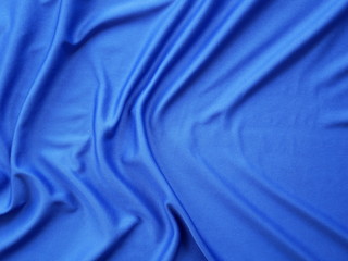 blue silk fabric background