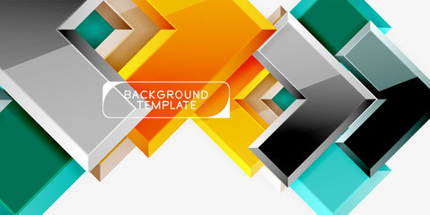 Abstract arrows composition background