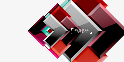 Glossy arrows background