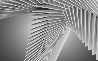 abstract architecture background. 3d illustration
