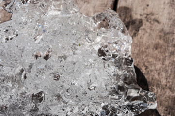 the abstract background of ice structure