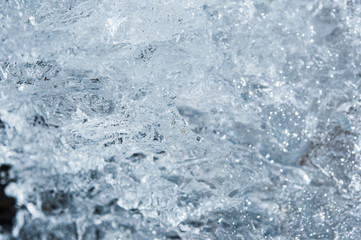 the abstract background of ice structure
