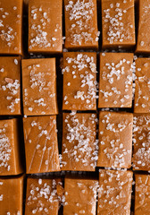 Tasty salted candies, closeup