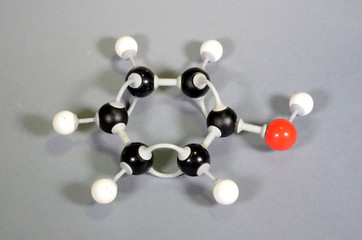 Molecule model of Phenol