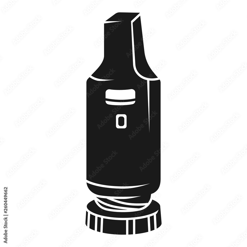 Poster inhaler icon. simple illustration of inhaler vector icon for web design isolated on white background