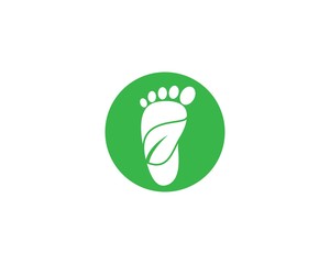 Foot therapist logo vector