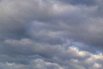 Obraz premium Clouds against the blue sky as a background