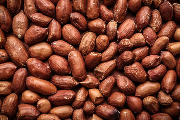 Tasty peanuts as background