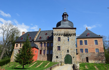 Fototapeta na wymiar Schloss Liedberg in Korschenbroich, Deutschland