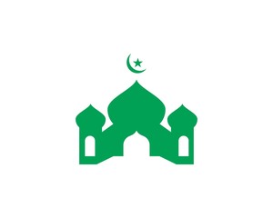 Mosque icon vector