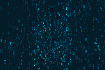 Digital binary code background