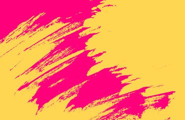 yellow pink  paint brush strokes background 