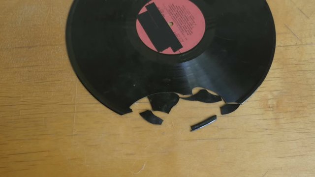 Collecting fragments of a broken vinyl record