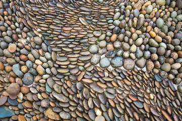 Colorful patterns of stones for background.