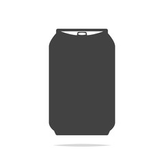 Soda can icon vector