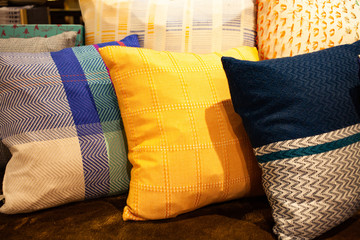 colorful pillows - interior design