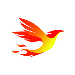 Phoenix Fire Logo Vector