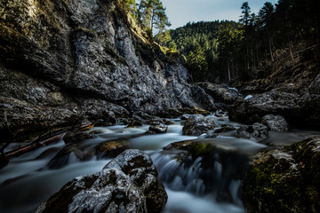 wasserfälle, farlach alpen, kuhfluchtfälle